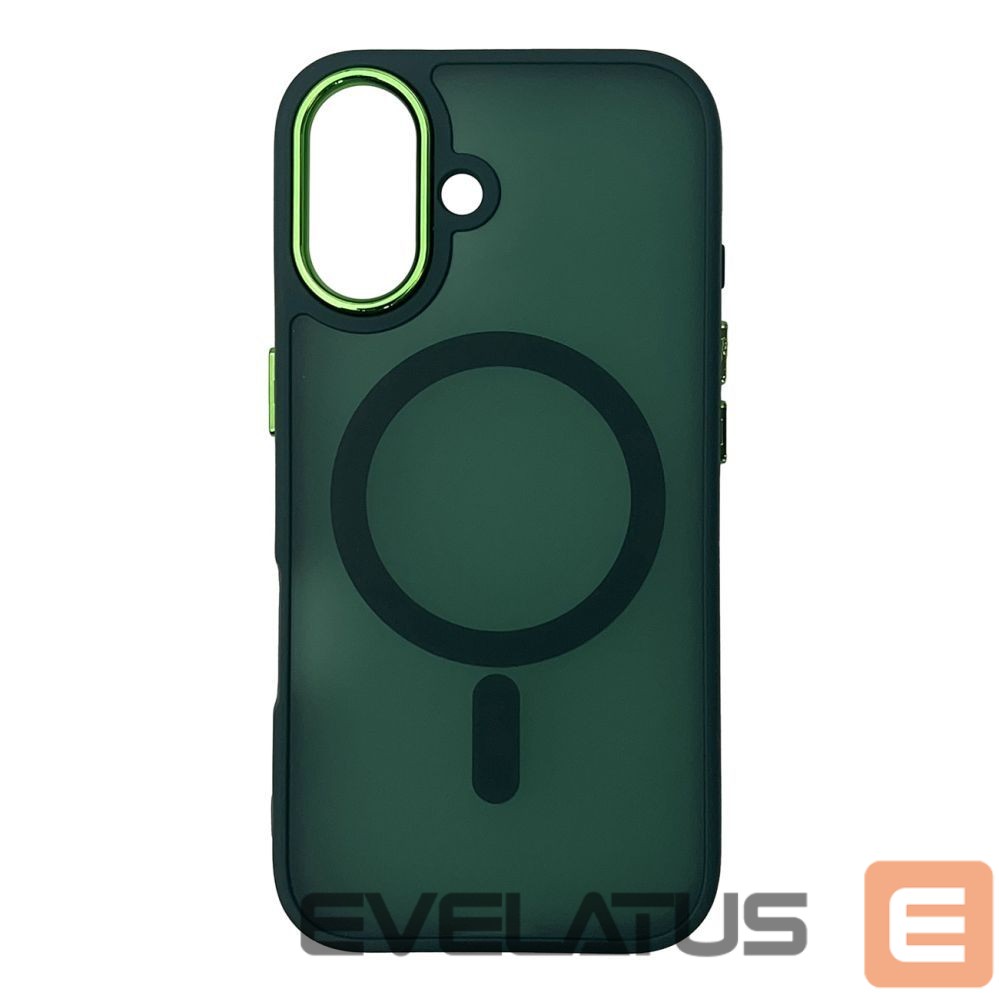Back panel cover Wozinsky Wozinsky Fashion Case MagSafe for Samsung Galaxy S25 - Green
