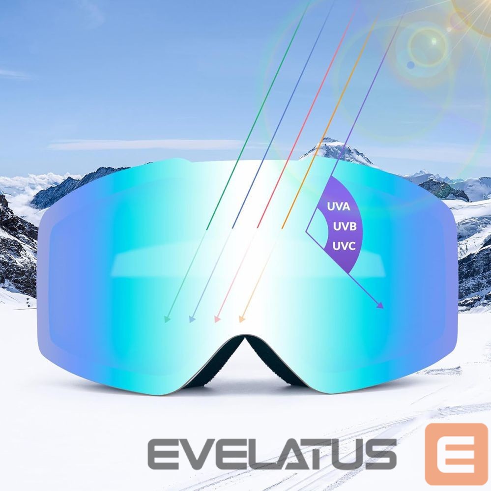 Other goods Qunature Qunature White Frameless Ski Goggles - White