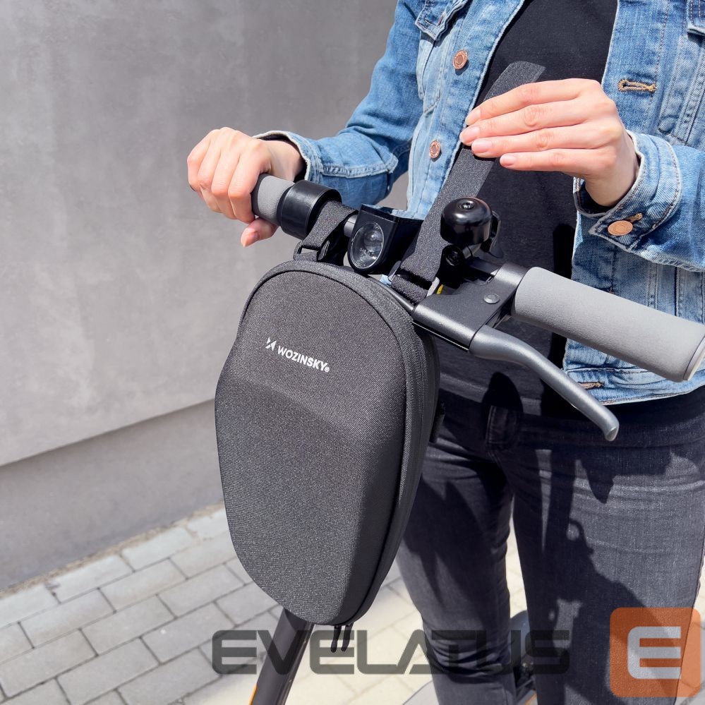 Bicycle accessory Wozinsky Wozinsky Waterproof Scooter Handlebar Bag 4L Black (WSB1BK)
