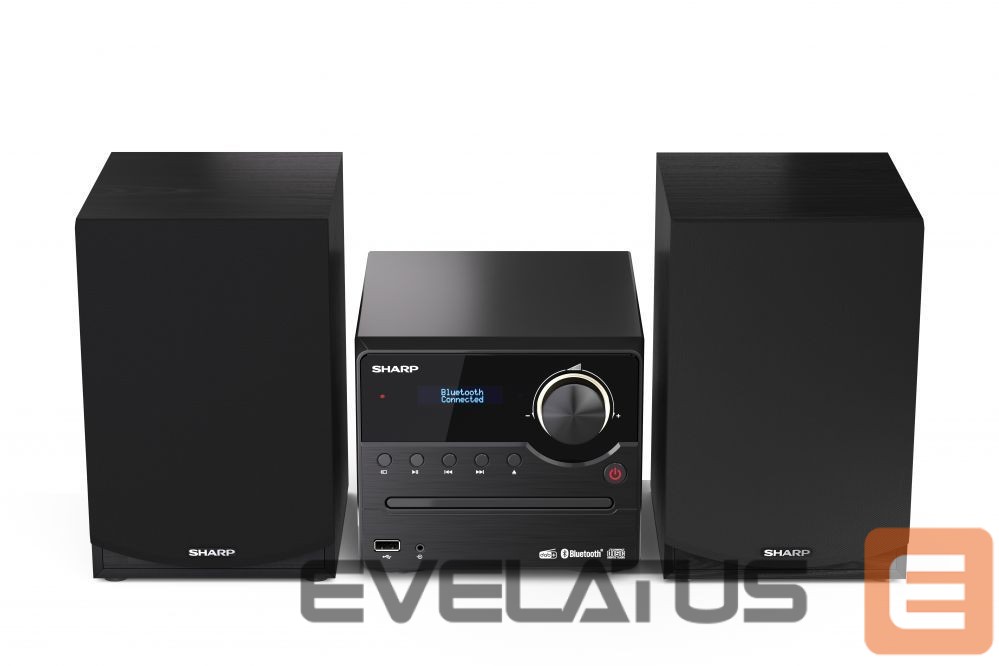 Interactive solution Sharp XL-B517D(BK) Hi-Fi Micro System, CD/FM/USB/Bluetooth v5.0, Aux-in, 45W, Black