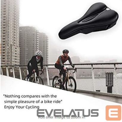 Bicycle accessory Rockbros Rockbros LF047-S silicone gel bicycle seat cover size M - black