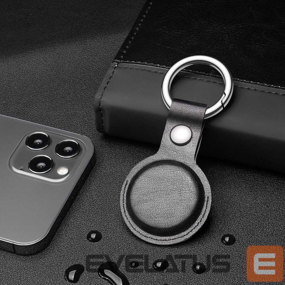 Smart tag accessories Dux Ducis - Dux Ducis 4pcs set Silicone flexible cover keychain loop case for Apple AirTag (Black / Green / Pink / Blue)