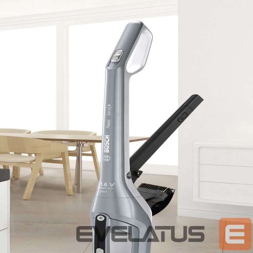 Vacuum cleaner Bosch Vacuum Cleaner | BCH3P210 Series 4 | Cordless operating | Handstick | 21.6 V | Operating time (max) 50 min | Silver | Warranty 24 month(s)