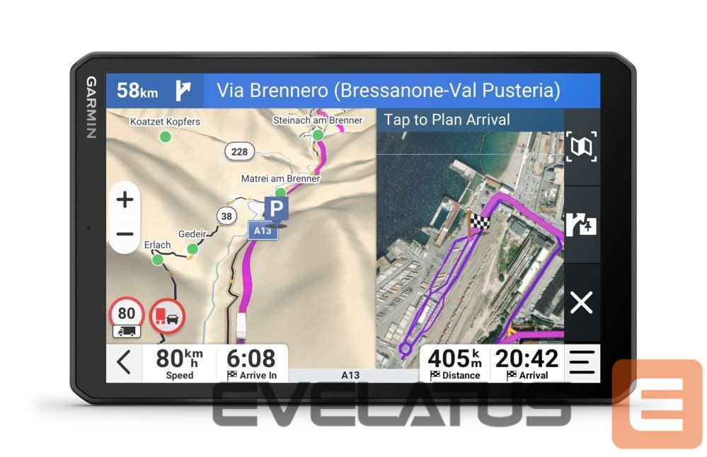 Car navigation Garmin dezl LGV820 8″ GPS Truck Sat Nav