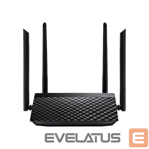 Routers Asus RT-AC1200 v.2 Router 802.11ac, 300+867 Mbit/s, 10/100 Mbit/s, Ethernet LAN (RJ-45) ports 4, Antenna type 4xExternal