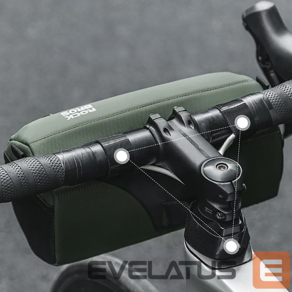 Bicycle accessory Rockbros Rockbros 30110054001 bicycle handlebar bag 2.2 l - green