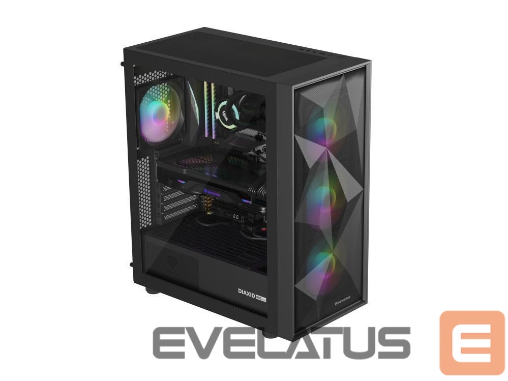 Computer components Natec NATEC Genesis PC Case Diaxid 605 black