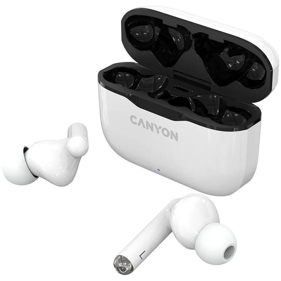 Wireless headphones Canyon TWS-3 Bluetooth headset White