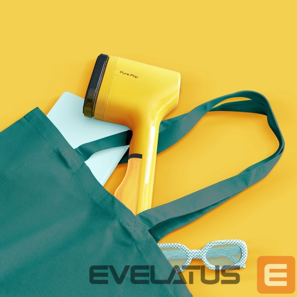 Steam cleaners TEFAL DT2026E1 Handheld Garment Steamer Pure Pop, Power 1300W, Water tank 0.07 L, Yellow