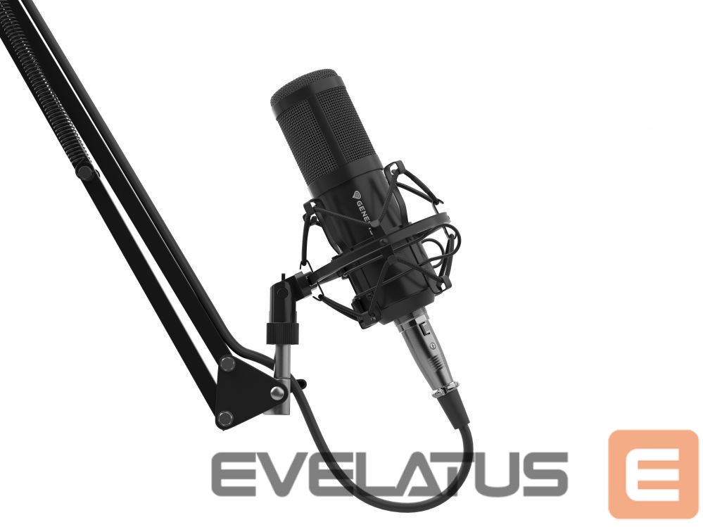 Other Computer Accessory Genesis Gaming Microphone Radium 300 Black, Wired