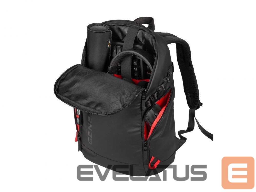 Laptop Bag Genesis Pallad 420 | Fits up to size 15.6 " | Laptop Backpack | Black | Waterproof