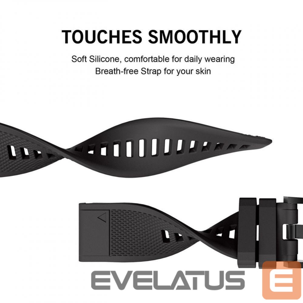 Strap Tech-Protect Tech-Protect Smooth case for Garmin Fenix 5 / 6 / 6 Pro / 7 - black