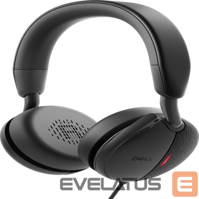 Wired headphones Dell Pro Wired On-Ear Headset WH5024 Built-in microphone ANC USB Type-A Black
