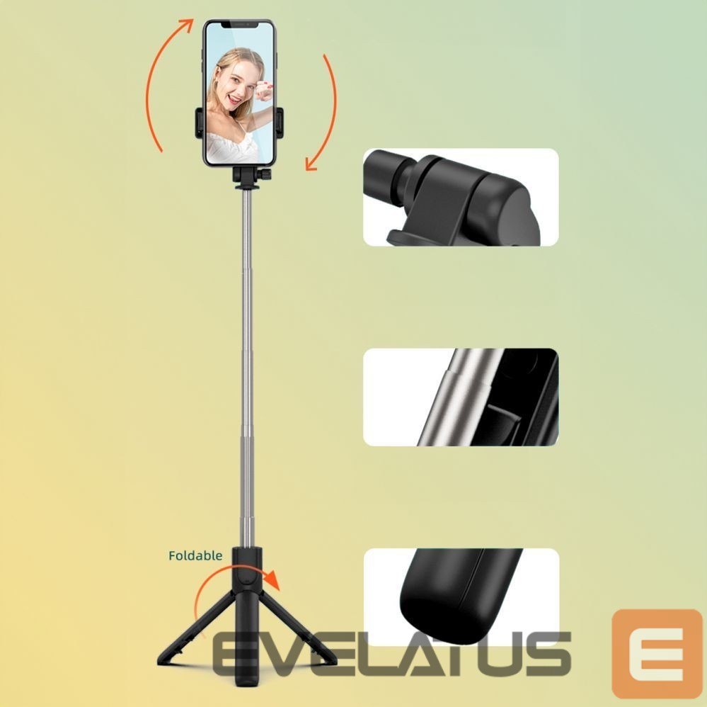 Camera accessory Hurtel Selfie stick WRY1S telescopic tripod 0.7m for phone - black