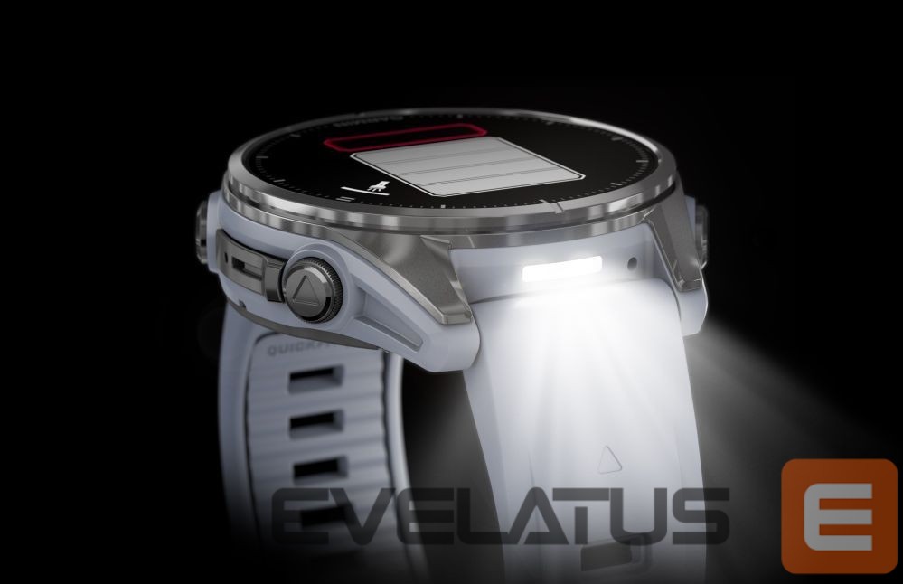 Smart watches Garmin fenix 8 – 43 mm, AMOLED Silver with Whitestone silicone band / 010-02903-00