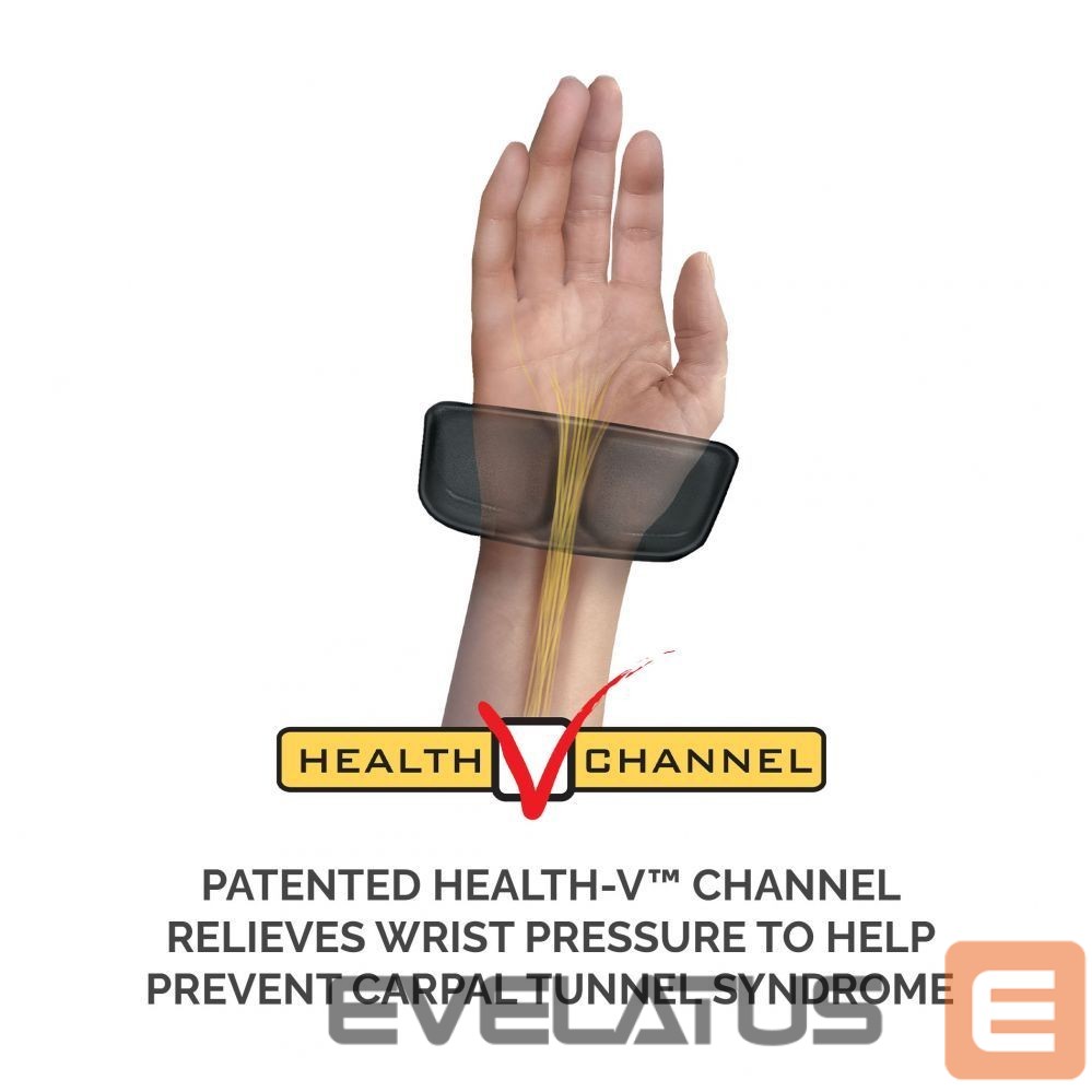 Computer mouse Fellowes FABRIC - mousepad Health-V kayboard, black |