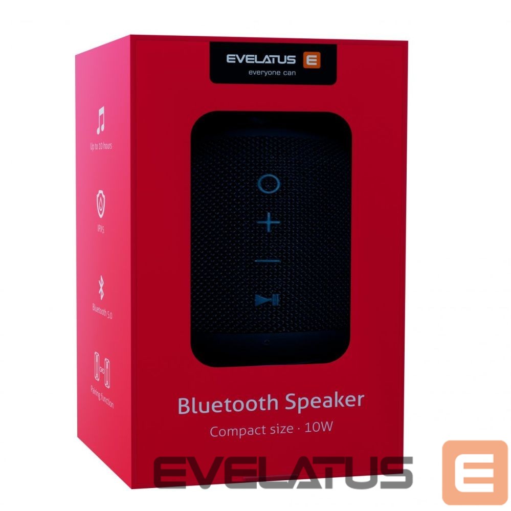 Bluetooth speakers Evelatus Evelatus Bluetooth Speaker S size EBS01 Black