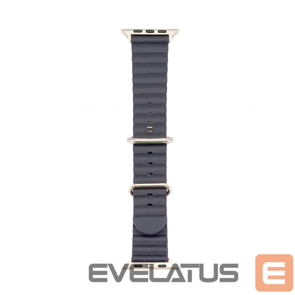Strap Connect Watch 38/40/41mm Marine leather Watch Strap Navy Blue