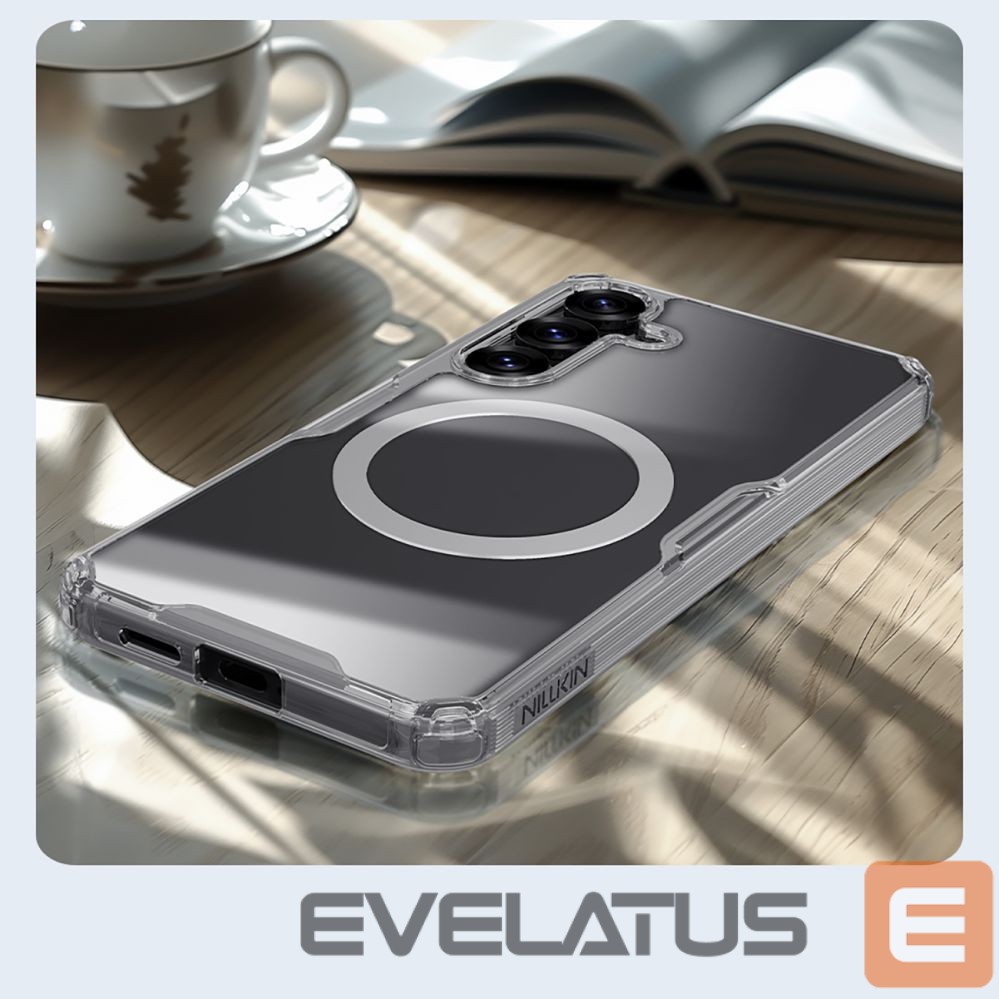 Back panel cover Nillkin Nillkin Nature TPU Pro Magnetic Case with MagSafe for Samsung S25 - White