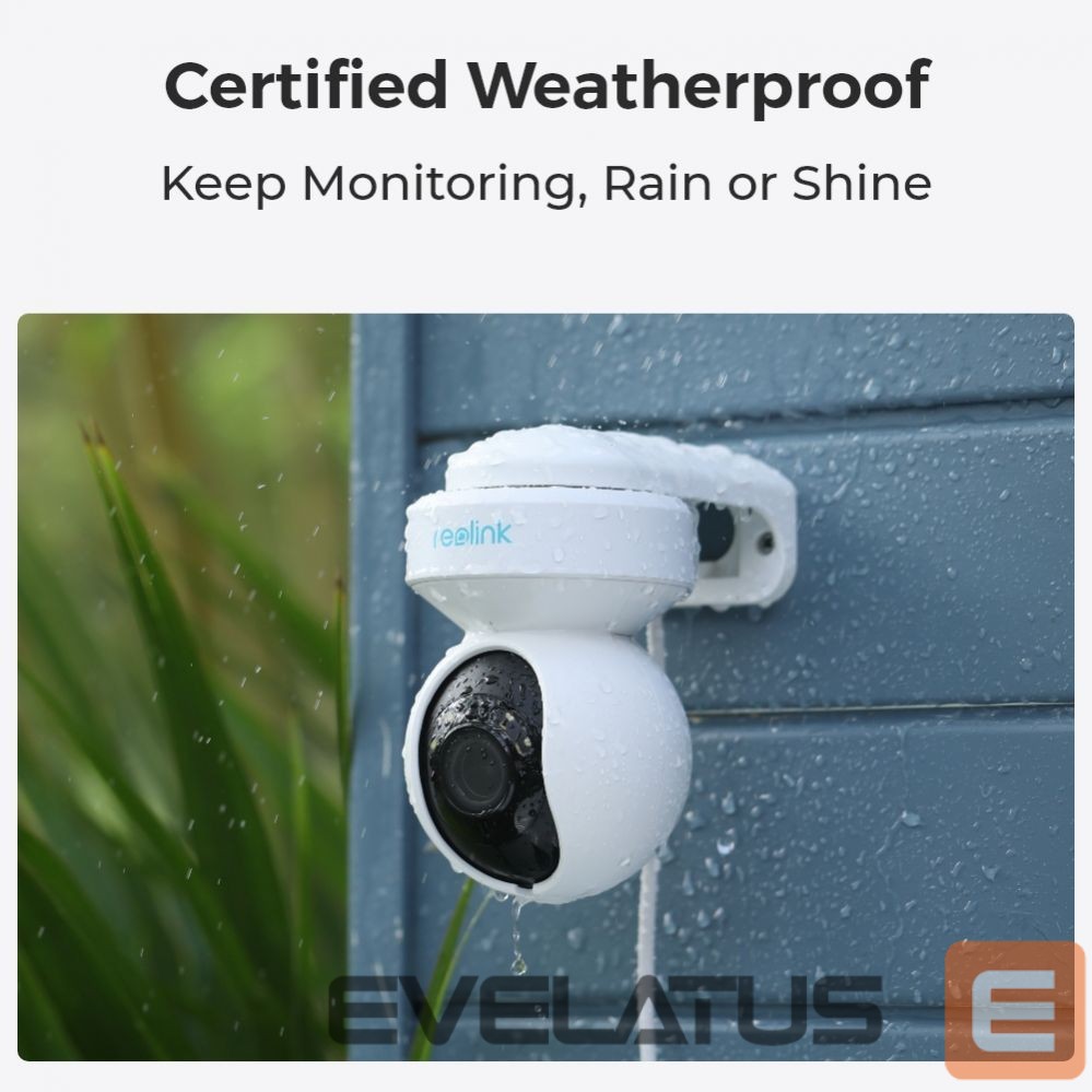 Webcam Reolink Smart WiFi Camera with Motion Spotlights E Series E540 PTZ 5 MP 2.8-8/F1.6 IP65 H.264 Micro SD, Max. 256 GB