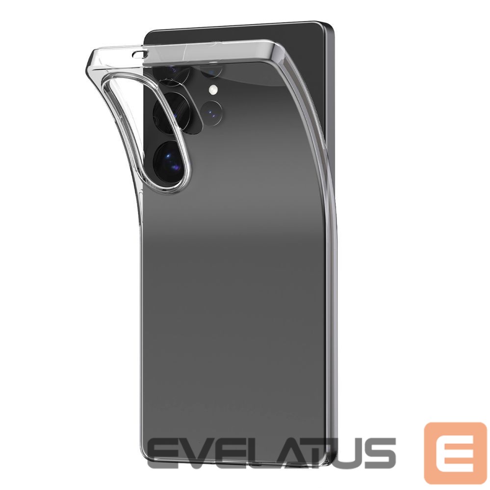 Back panel cover Puro Silicone Case Puro 03 Nude for Samsung Galaxy S25 Ultra - Transparent