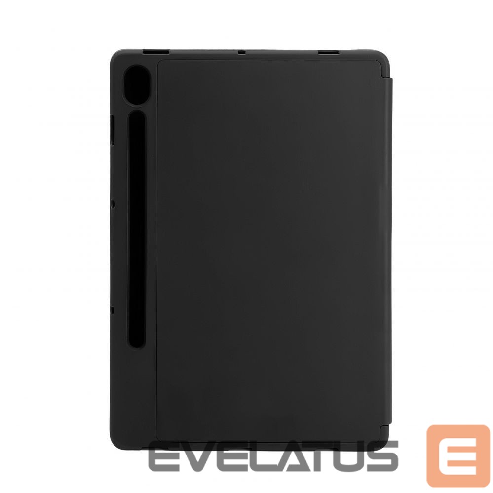 Book case Evelatus Galaxy Tab S9 Tablet case with imitate microfiber inside Black