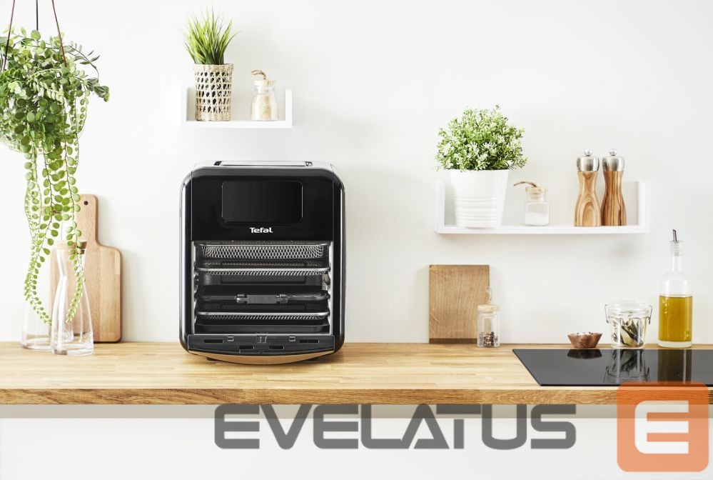 Table grill TEFAL Easy Fry Air fryer Oven and Grill FW501815 Power 2050 W, Capacity 11 L, Black