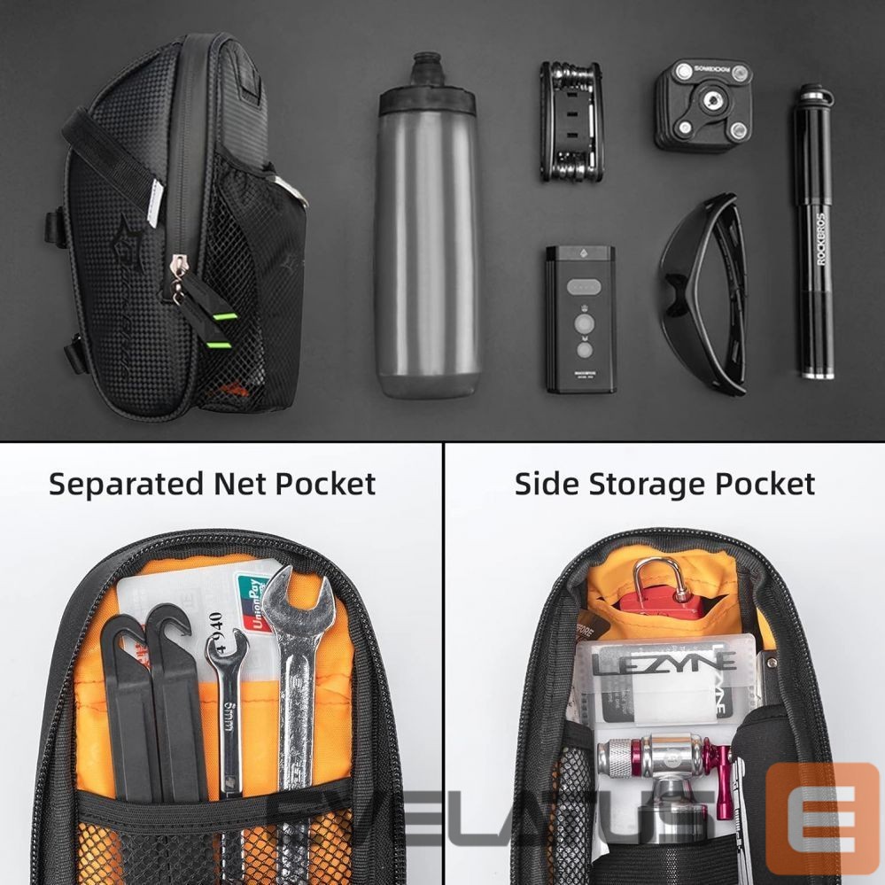 Bicycle accessory Rockbros Rockbros C7-1 waterproof bicycle bag with saddle mounting 1.5l - black