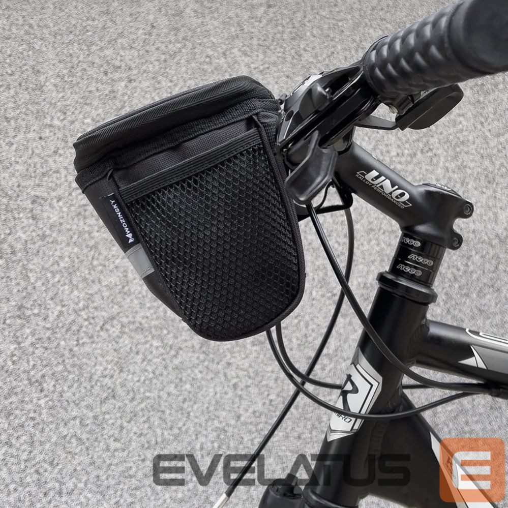 Bicycle accessory Wozinsky Wozinsky Bike Handlebar Bag with Phone Case 2L Black (WBB12BK)