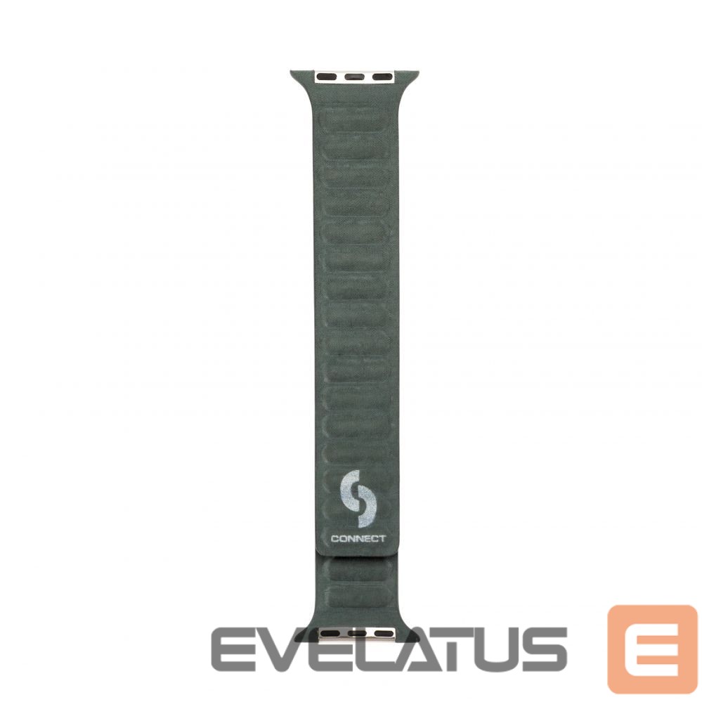 Strap Connect Watch 38/40/41mm Fine woven twill magnetic chain Watch Straps Green