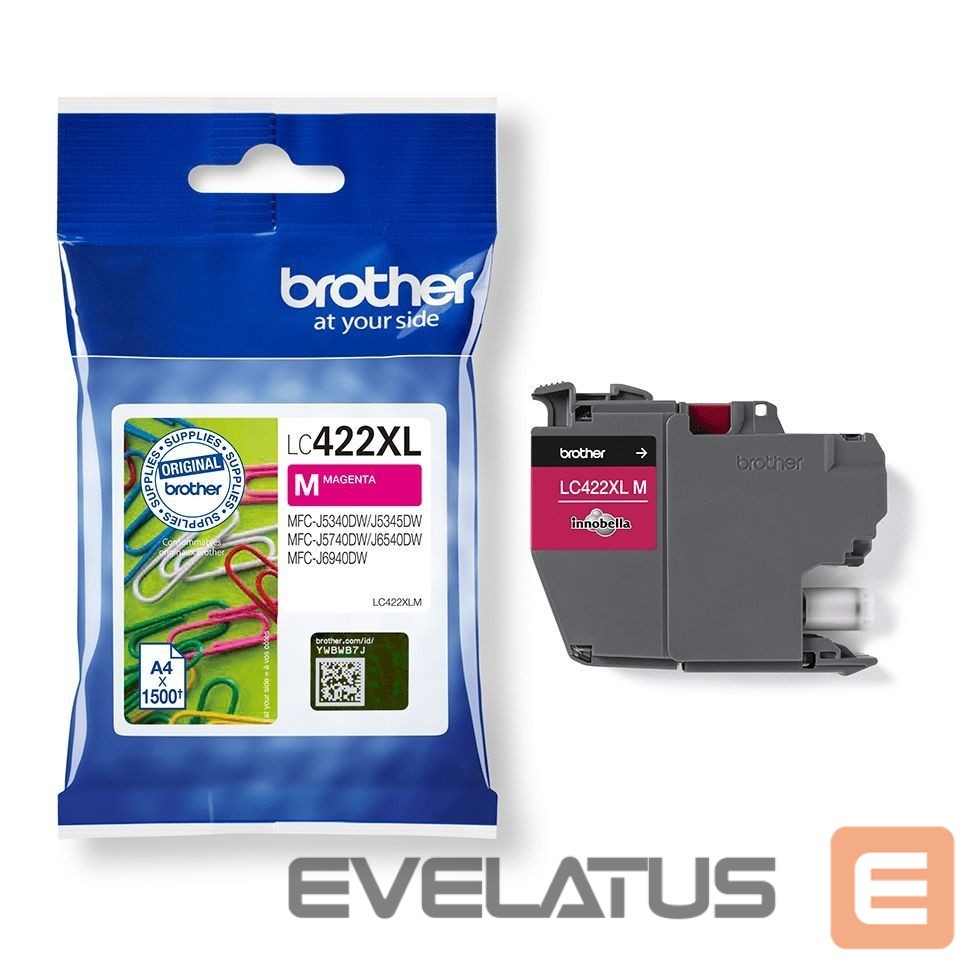 Printer accessories Brother LC422XLM Ink Cartridge, Magenta