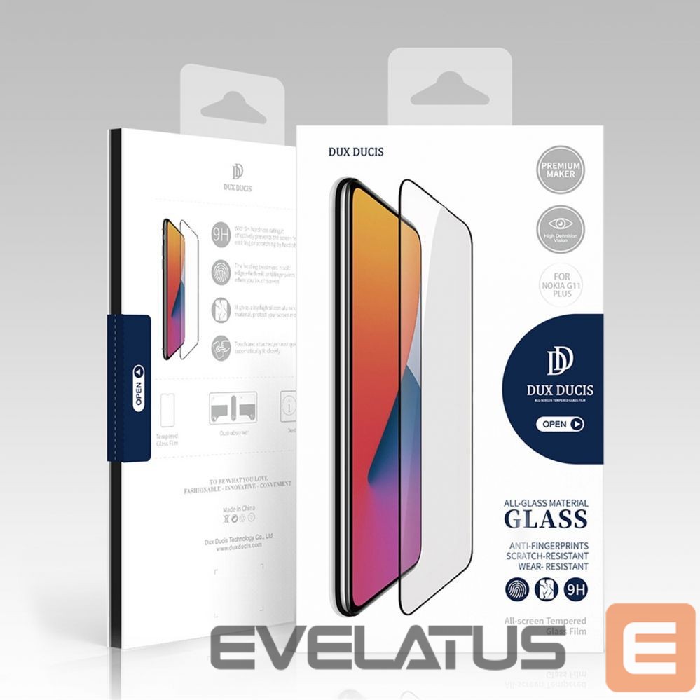 Protective glass Dux Ducis Dux Ducis 10D Tempered Glass Tempered Glass For Nokia G11 Plus 9H With Black Frame