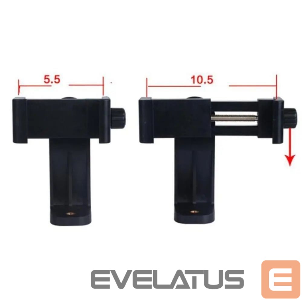 Camera accessory Hurtel Adjustable harness for a sports camera with a rotating tripod and a phone stand