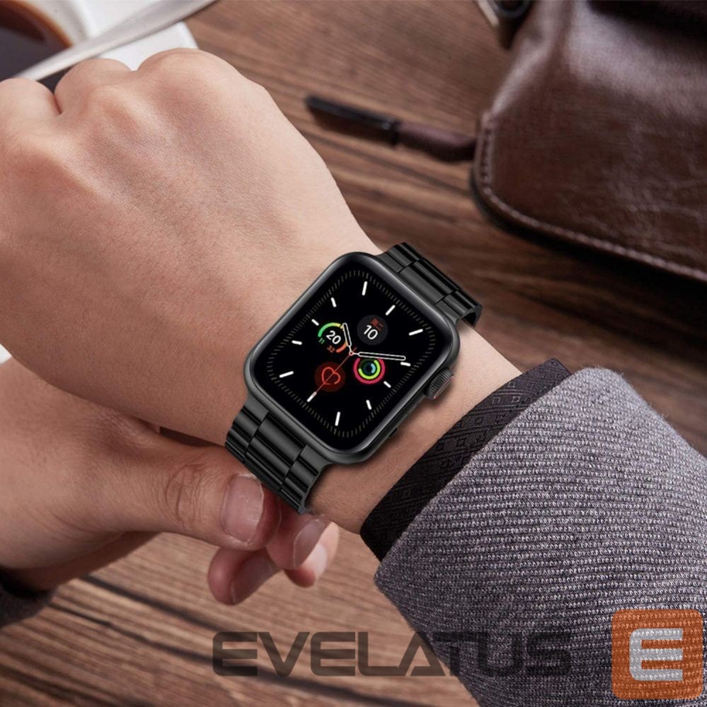 Strap Tech-Protect Tech-Protect Stainless Bracelet for Apple Watch 4 / 5 / 6 / 7 / 8 / 9 / SE / Ultra 1 / 2 (42/44/45/49 mm) - Black