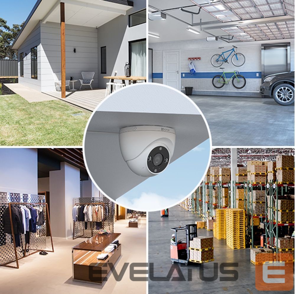 IP-kamera EZVIZ Ezviz H4 CS-H4 3MP 2K Outdoor IP67 Smart Home security camera MicroSD / Night vision White