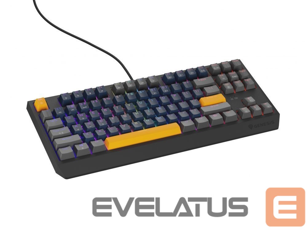 Computer keyboard Genesis THOR 230 | Mechanical Gaming Keyboard | Wired | US | Naval Blue Positive | USB Type-A | Outemu Panda