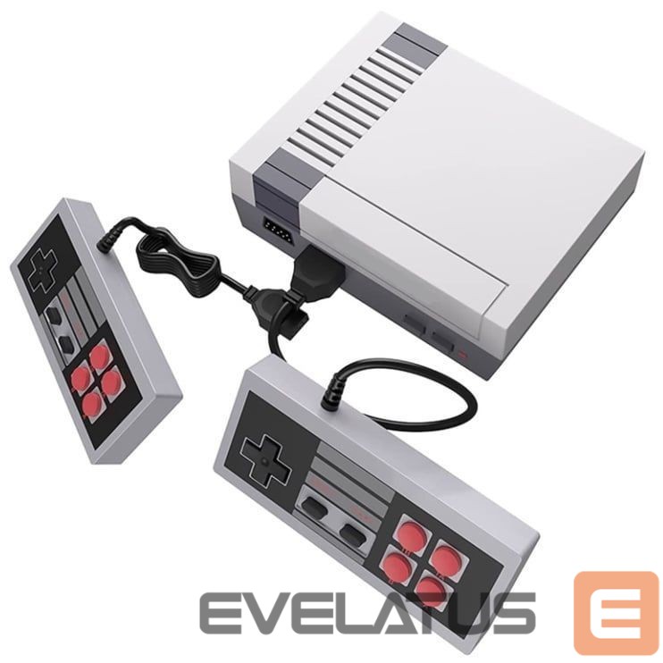 Gaming console GameBox R6 8-Bit Retro TV AV RCA Analog Game Console with Dual Controllers with 620 Built-In Games