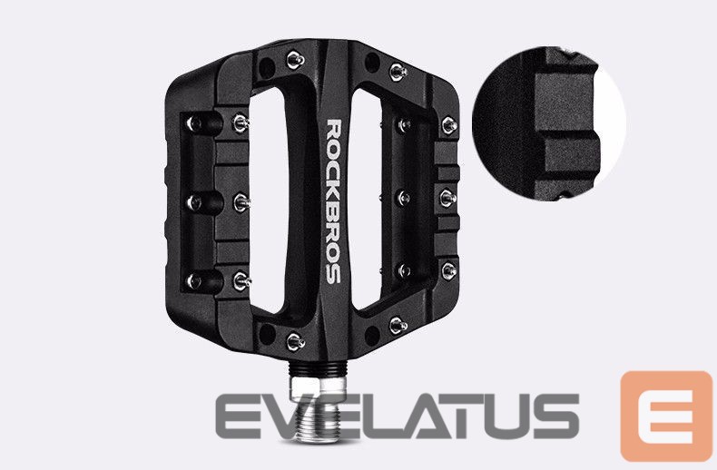 Bicycle accessory Rockbros Rockbros 2017-12CBK Nylon Bicycle Pedal Set - Black