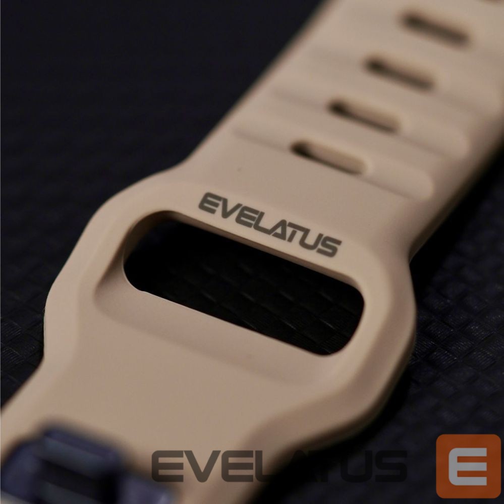 Strap Evelatus Evelatus Watch 42/44/45 Sport Silicone Loop Dark greenish Dark Green
