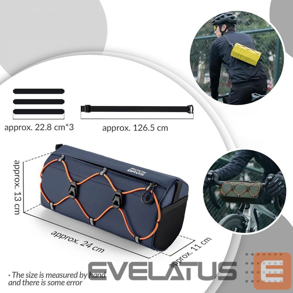 Bicycle accessory Rockbros Rockbros 30110054002 bicycle handlebar bag 2.2 l - blue