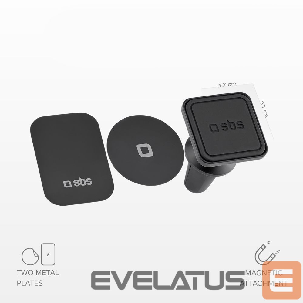Auto holder SBS Magnetic smartphone holder SBS TESUPMAGLCLIP - black