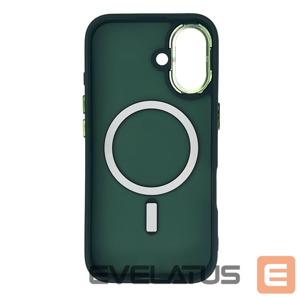 Back panel cover Wozinsky Wozinsky Fashion Case MagSafe for Samsung Galaxy S25 - Green