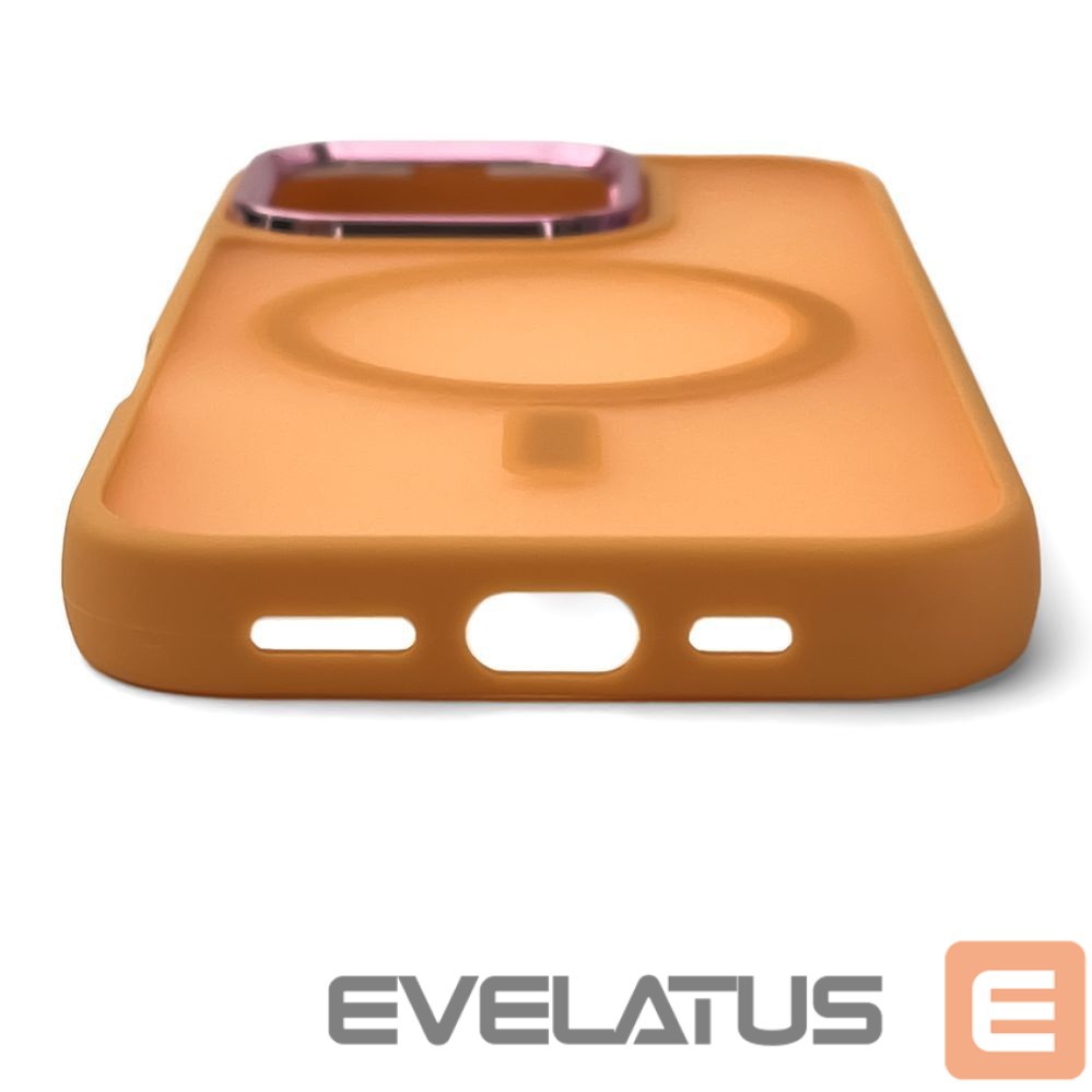 Back panel cover Wozinsky Wozinsky Fashion Case MagSafe for Samsung Galaxy S25 - orange