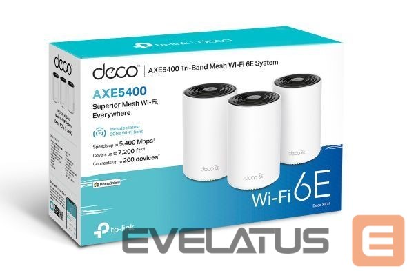 Routers TP-Link WRL MESH ROUTER 5400MBPS/DECO XE75(3-PACK)