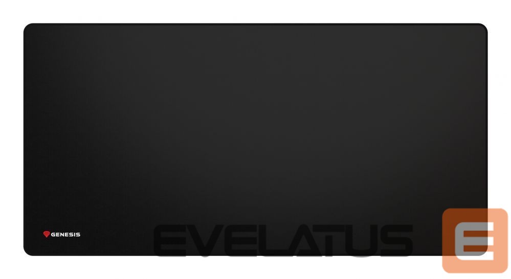 Computer mouse Genesis Carbon 500 Maxi Logo Mouse pad, 450 x 900 x 2.5 mm, Black