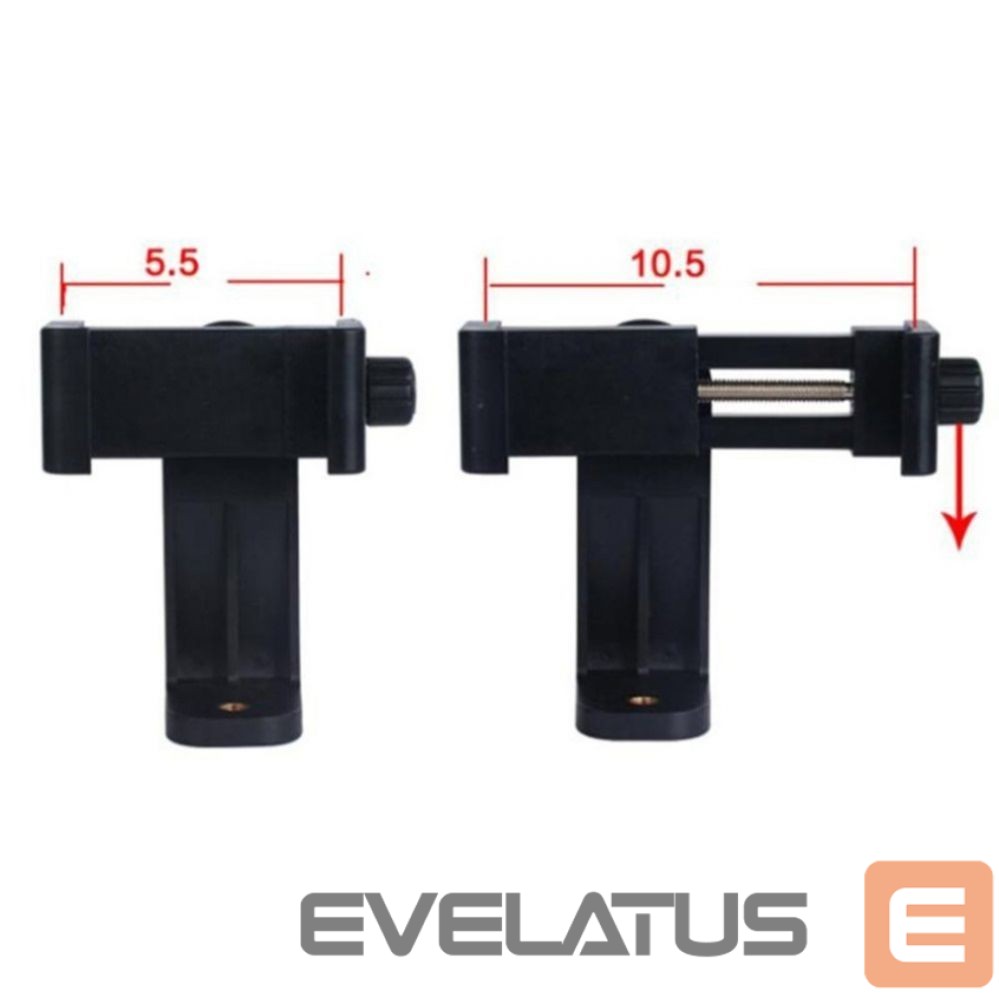Camera accessory Hurtel Adjustable harness for a sports camera with a rotating tripod and a phone stand
