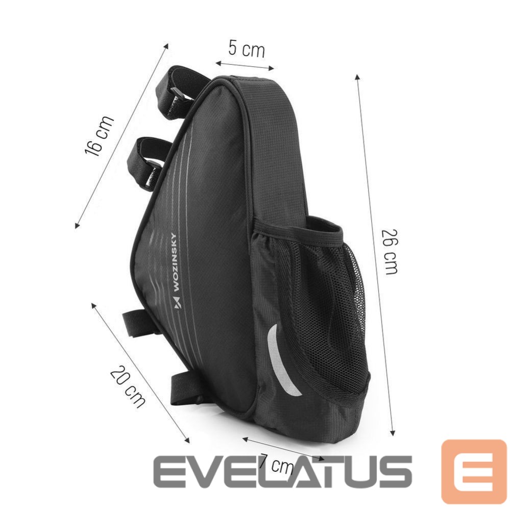 Bicycle accessory Wozinsky Wozinsky frame bag 1.5l black (WBB23BK)