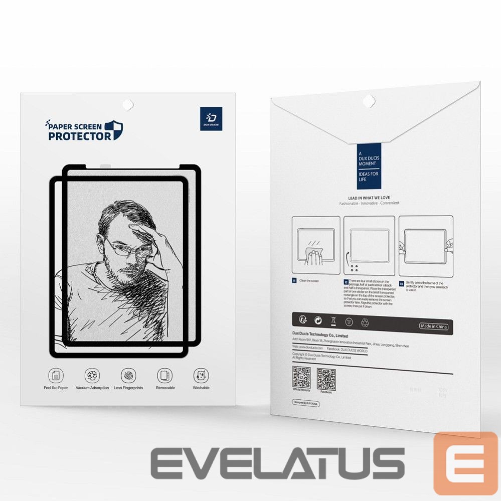 Book case Dux Ducis DUX DUCIS protector NAAD for LCD Paper Like Film for SAMSUNG Tab S9
