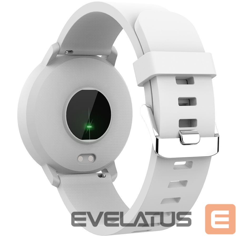 Smart watches Canyon CANYON Lollypop SW-63, Smart watch, 1.3inches IPS full touch screen, Round watch, IP68 waterproof, multi-sport mode, BT5.0, compatibility with iOS and android, Silver white, Host: 25.2*42.5*10.7mm, Strap: 20*250mm, 45g