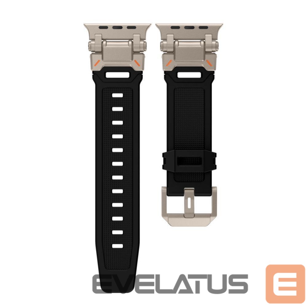 Strap Tech-Protect Tech-Protect Delta Pro Strap for Apple Watch 4 / 5 / 6 / 7 / 8 / 9 / SE / Ultra 1 / 2 (42/44/45/49 mm) - Black-Titanium